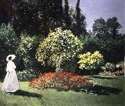 Claude Monet Jeanne-Marguerite Lecadre in the Garden oil painting on canvas